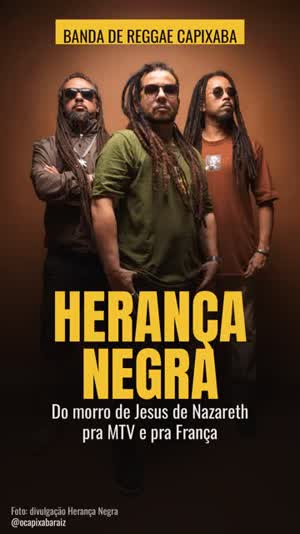 Capa do vídeo sobre a banda Herança Negra